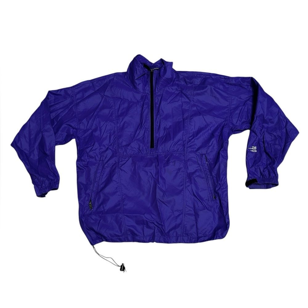 The North Face Men’s Purple Anorak Pullover Jacket Windbreaker Large